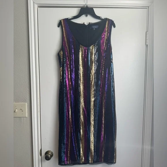 rachel roy purple dress Rachel Roy Lydia Mock Neck Mesh Dress in Purple